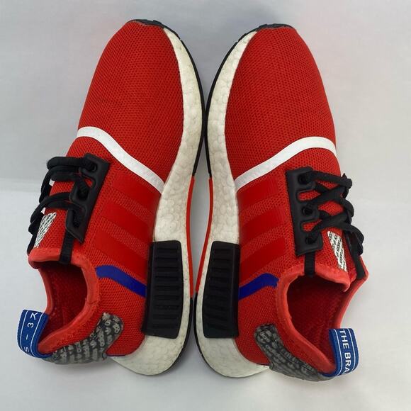 ADIDAS NMD _R1 "Active Red/Black" Men's Shoes Size 5 - Picture 6 of 14